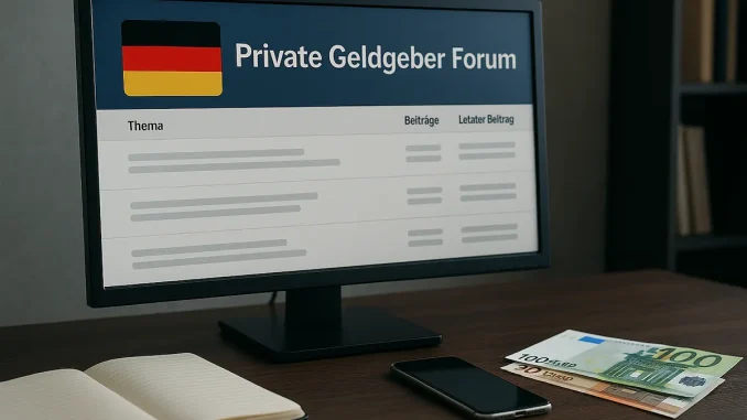 Private-Geldgeber-Forum